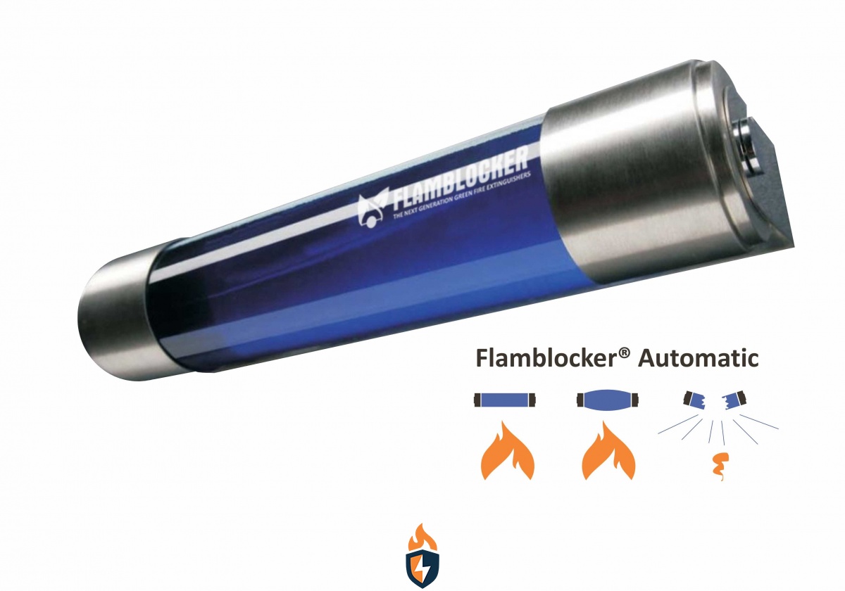 Flamblocker® Mabo Li-Ion automatische blusser
