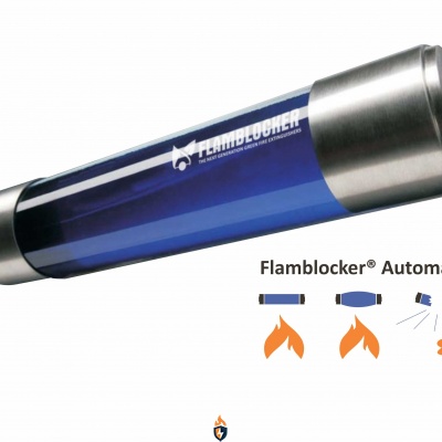 Vol automatische brandblusser geschikt voor Li-Ion branden